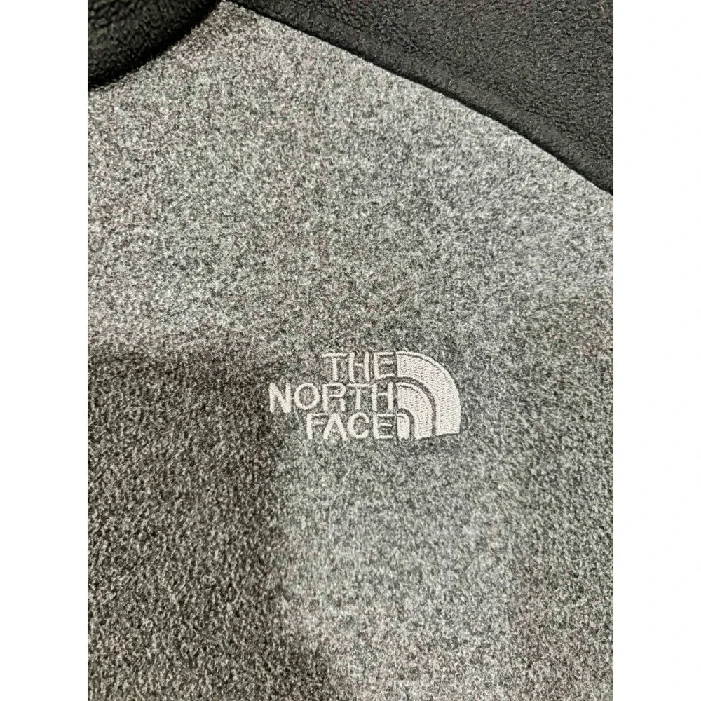 The‎ North Face Mens XXL FlashDry Fleece Full Zip Jacket Gray Black Colorblock